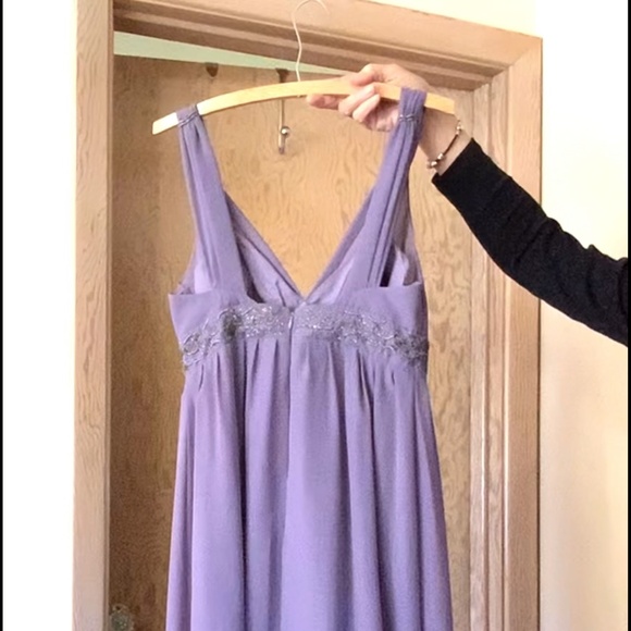 Evening Gown by Oblique  with beaded midriff Size 8 - Picture 9 of 9